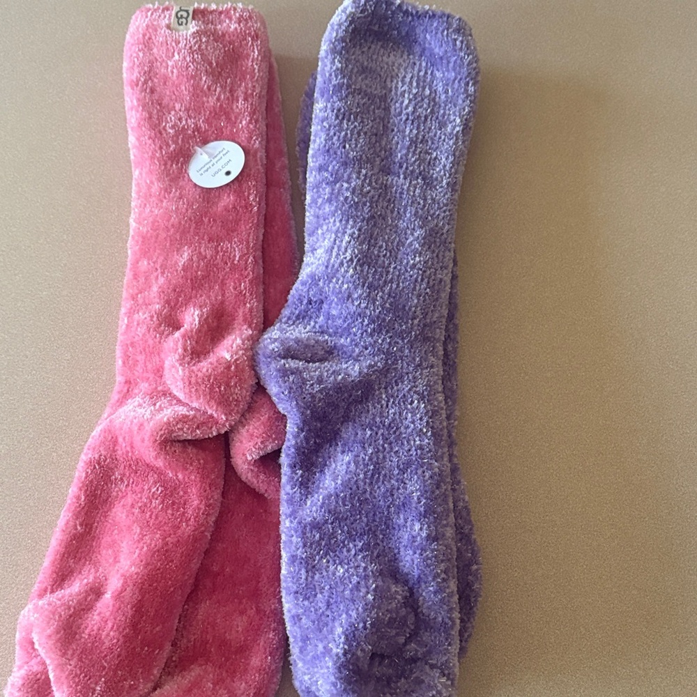 UGG Pink and Purple Cozy Socks